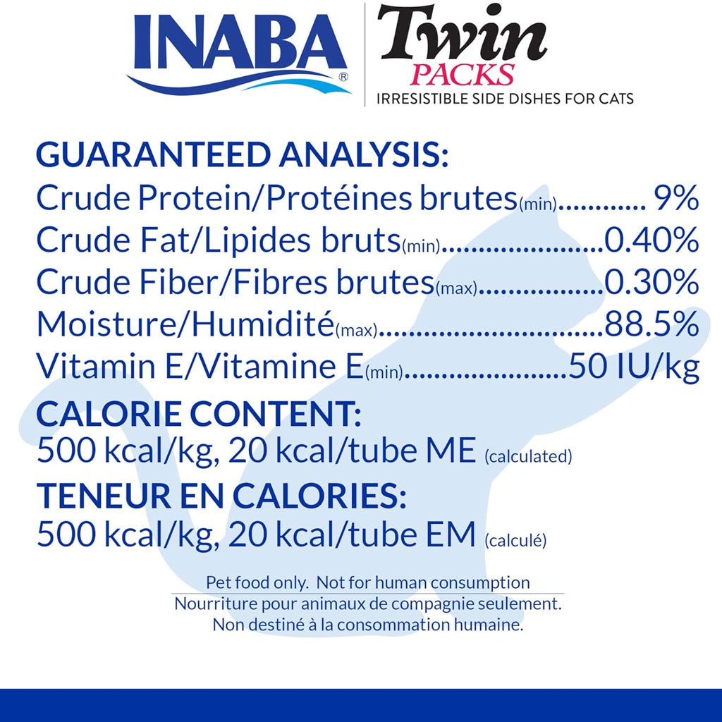 Inaba Twin Packs Chicken Recipe in Chicken Broth Grain-Free Cat Food, 1.4-oz