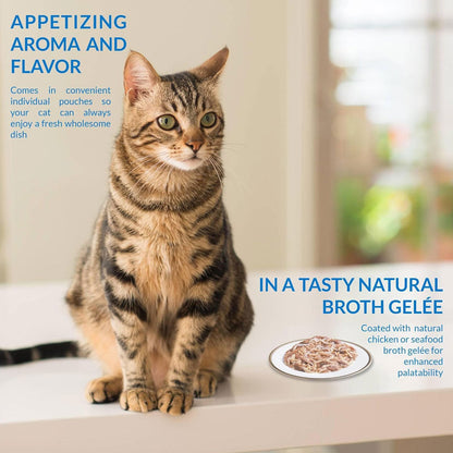 Inaba Twin Packs Tuna & Chicken Recipe in Tuna Broth Grain-Free Cat Food, 1.23-oz