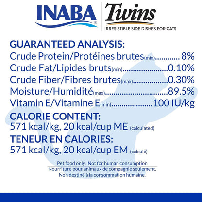 Inaba Twins Chicken Recipe Grain-Free Cat Food, 1.23-oz