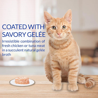 Inaba Twins Tuna & Chicken with Salmon Recipe Grain-Free Cat Food, 1.23-oz