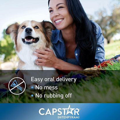 Capstar Oral Flea Treatment for Dogs 2-25 lbs (6 Doses)