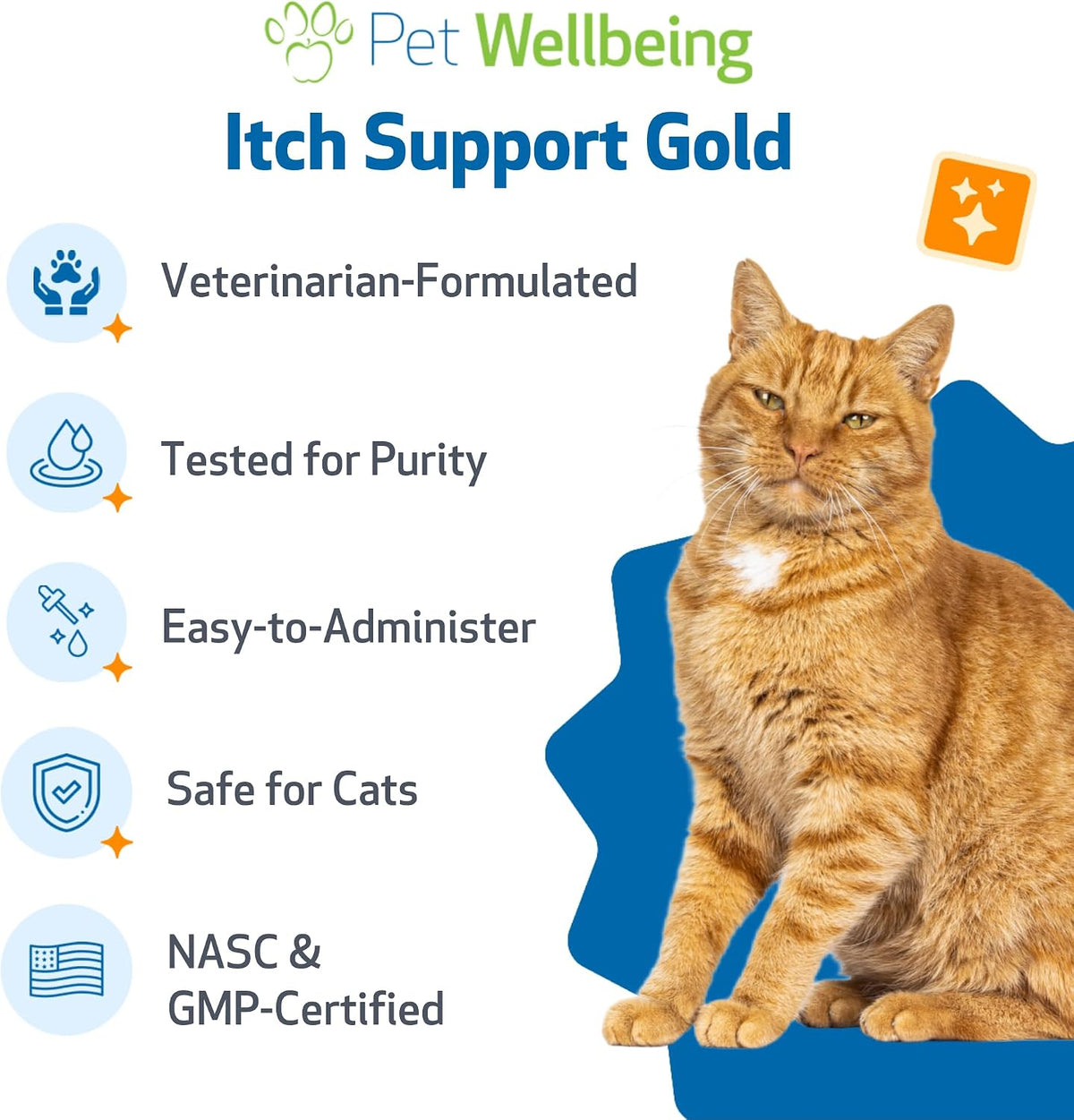 Itch Support Gold - For Allergy-Related Itch in Cats