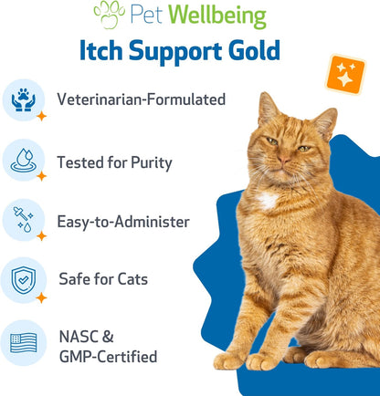 Itch Support Gold - For Allergy-Related Itch in Cats