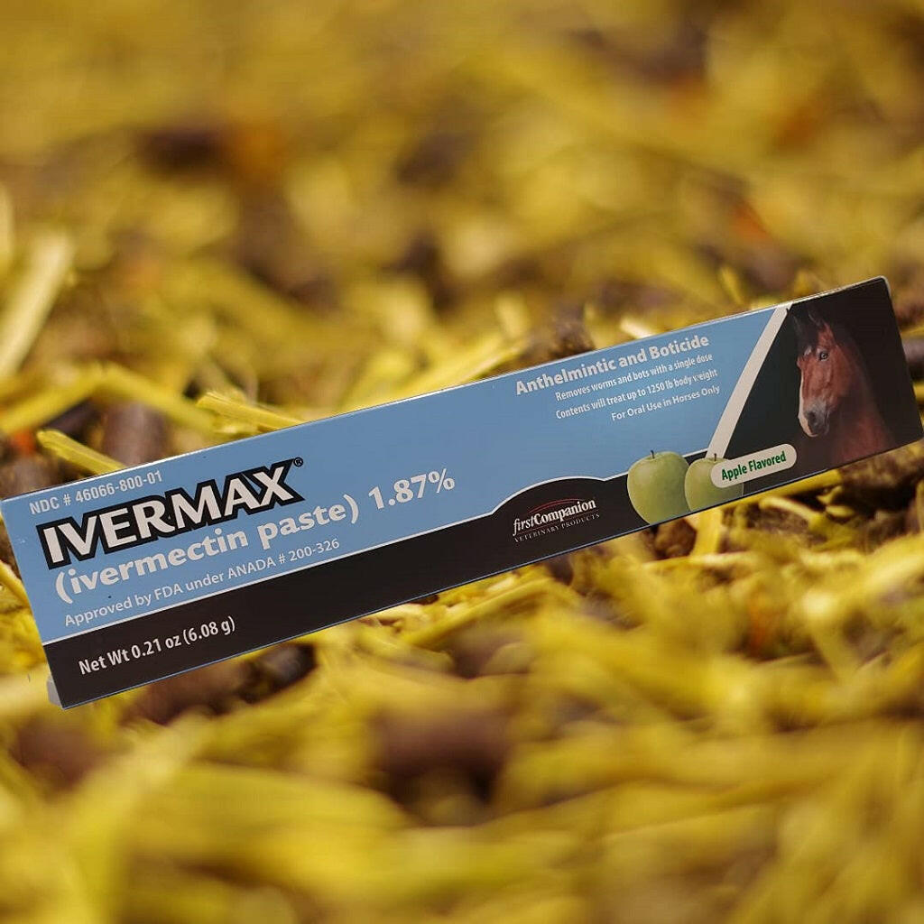 Ivermax Apple flavored Ivermectin Paste For Horses (1.87%) 6.08g