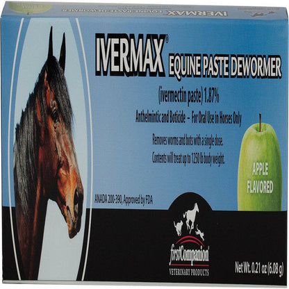Ivermax Apple flavored Ivermectin Paste For Horses (1.87%) 6.08g