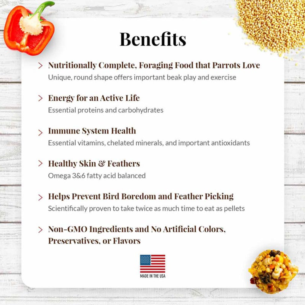 Lafeber El Paso Nutri-Berries Parrot Food (10 oz)