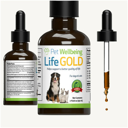 Life Gold - Trusted Care for Dog Cancer (2 oz)