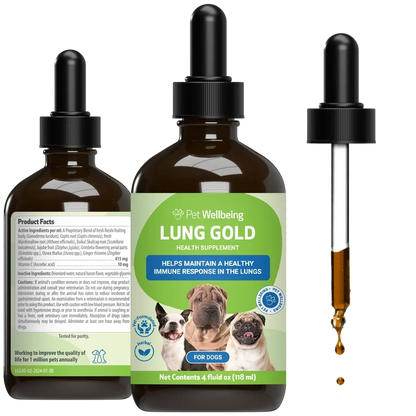 Lung Gold - Lower Respiratory Tract Support for Dogs