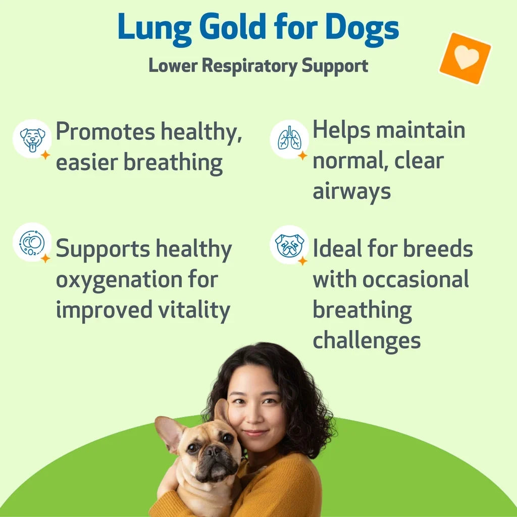 Lung Gold - Lower Respiratory Tract Support for Dogs