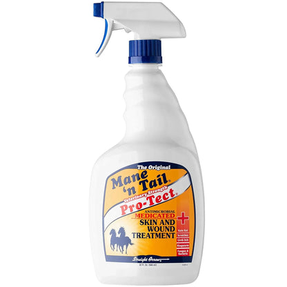 Mane 'n Tail Pro-Tect Antimicrobial Medicated Skin & Wound Treatment Spray for Horses