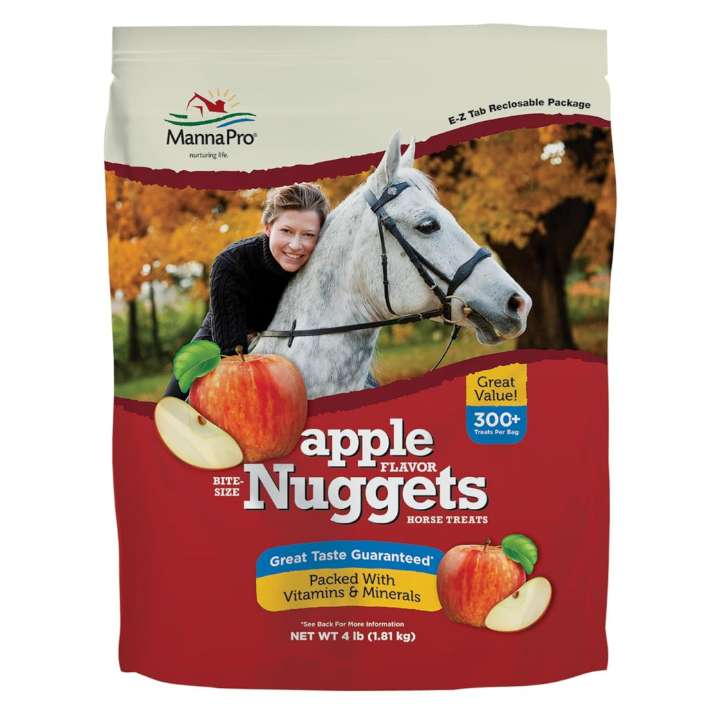 Manna Pro Apple Bite-Sized Nugget Treats for Horses