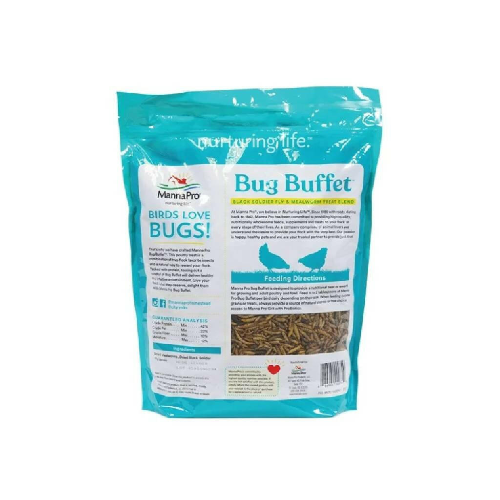 Manna Pro Bug Buffet Treats for Chickens (30 oz)