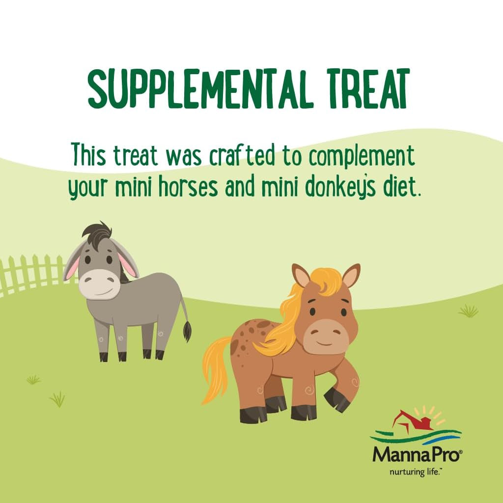 Manna Pro Farmhouse Favorites Treats For Mini Horse & Mini Donkey (3 lb)