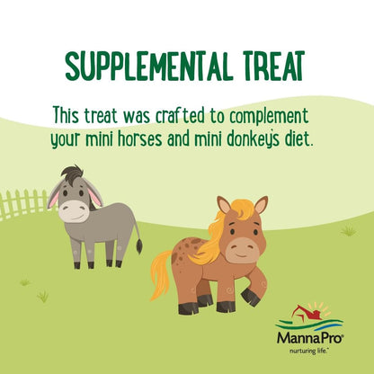Manna Pro Farmhouse Favorites Treats For Mini Horse & Mini Donkey (3 lb)