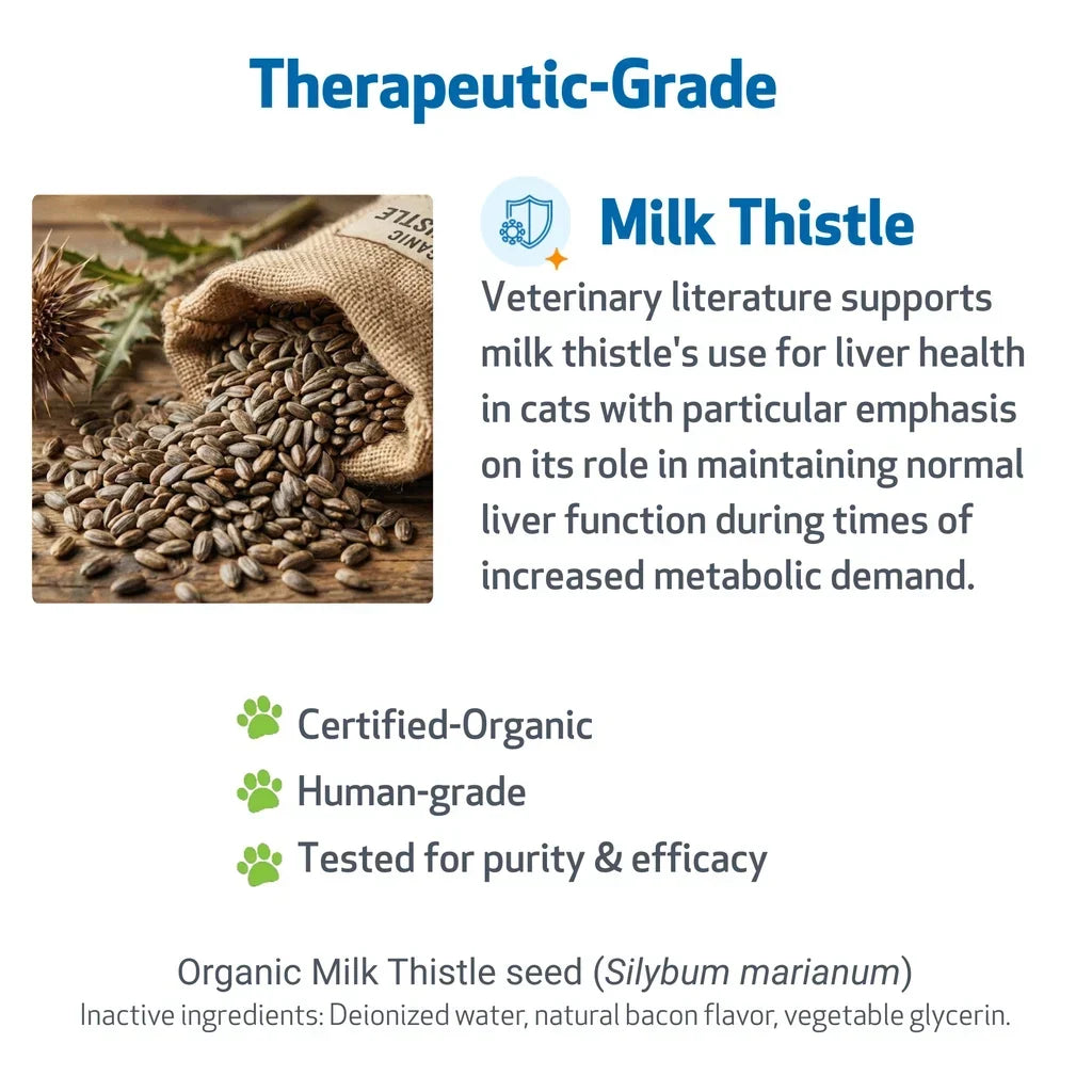 Milk Thistle - for Healthy Liver Function in Cats