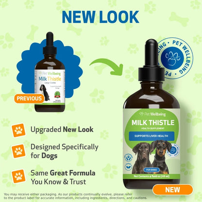 Milk Thistle Supplement for Healthy Liver Function in Dogs