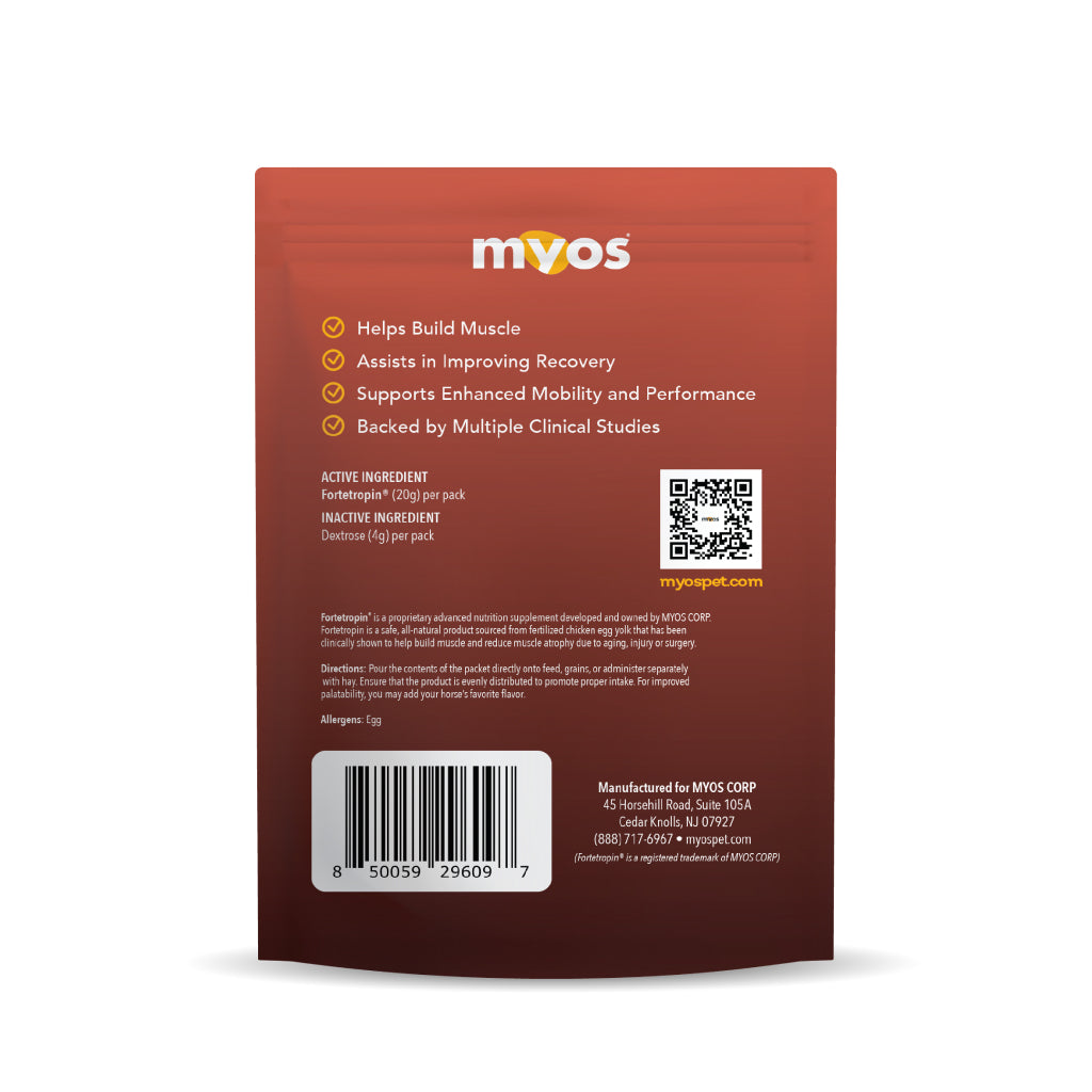 MYOS Equine Muscle Formula Packs For Horses