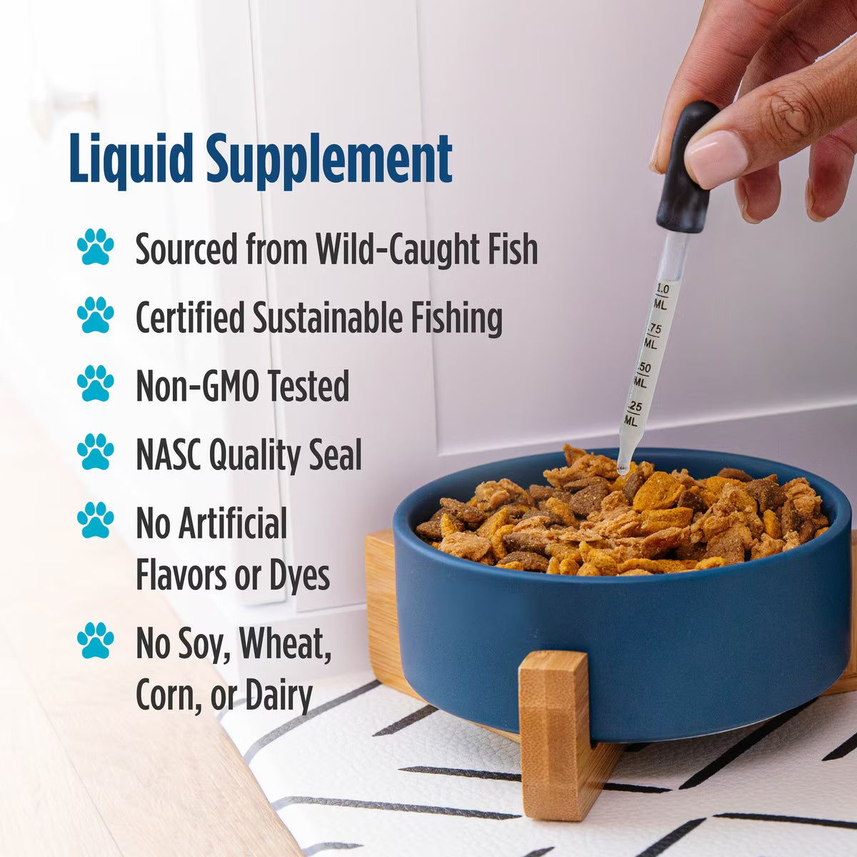 Nordic Naturals Omega-3 Pet Oil Supplements For Cats & Small Breed Dogs, 2-oz