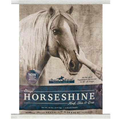 Omega Fields Horseshine Hoof, Skin & Coat Powder Supplement for Horses