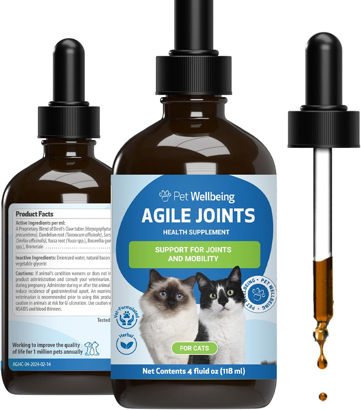 Pet Wellbeing- Agile Joints for Cat Joint Mobility