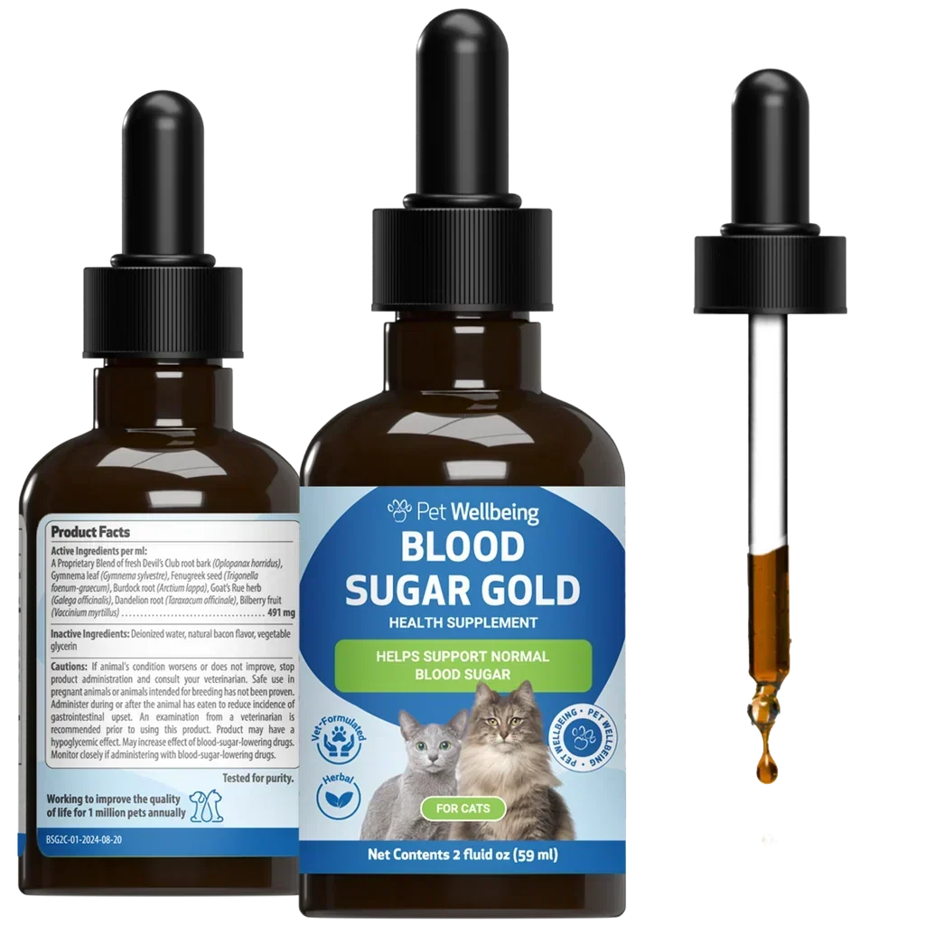 Pet Wellbeing Blood Sugar Gold for Cat Blood Sugar Support