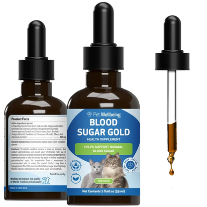 Pet Wellbeing Blood Sugar Gold for Cat Blood Sugar Support