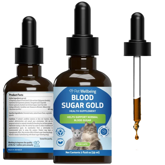 Pet Wellbeing Blood Sugar Gold for Cat Blood Sugar Support