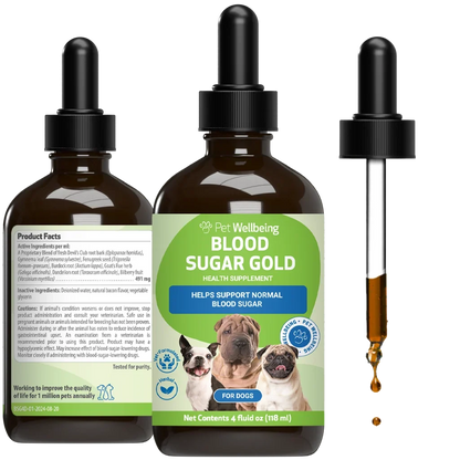 Pet Wellbeing- Blood Sugar Gold for Dog Blood Sugar