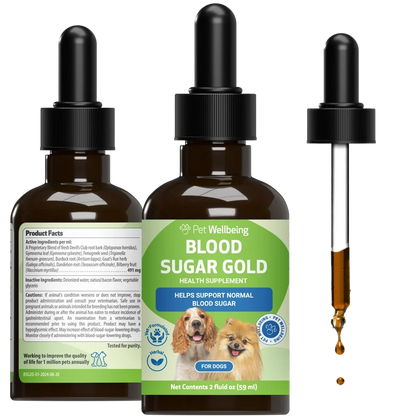 Pet Wellbeing- Blood Sugar Gold for Dog Blood Sugar