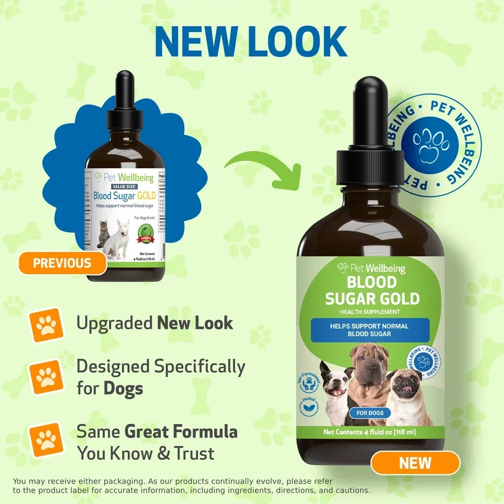 Pet Wellbeing- Blood Sugar Gold for Dog Blood Sugar
