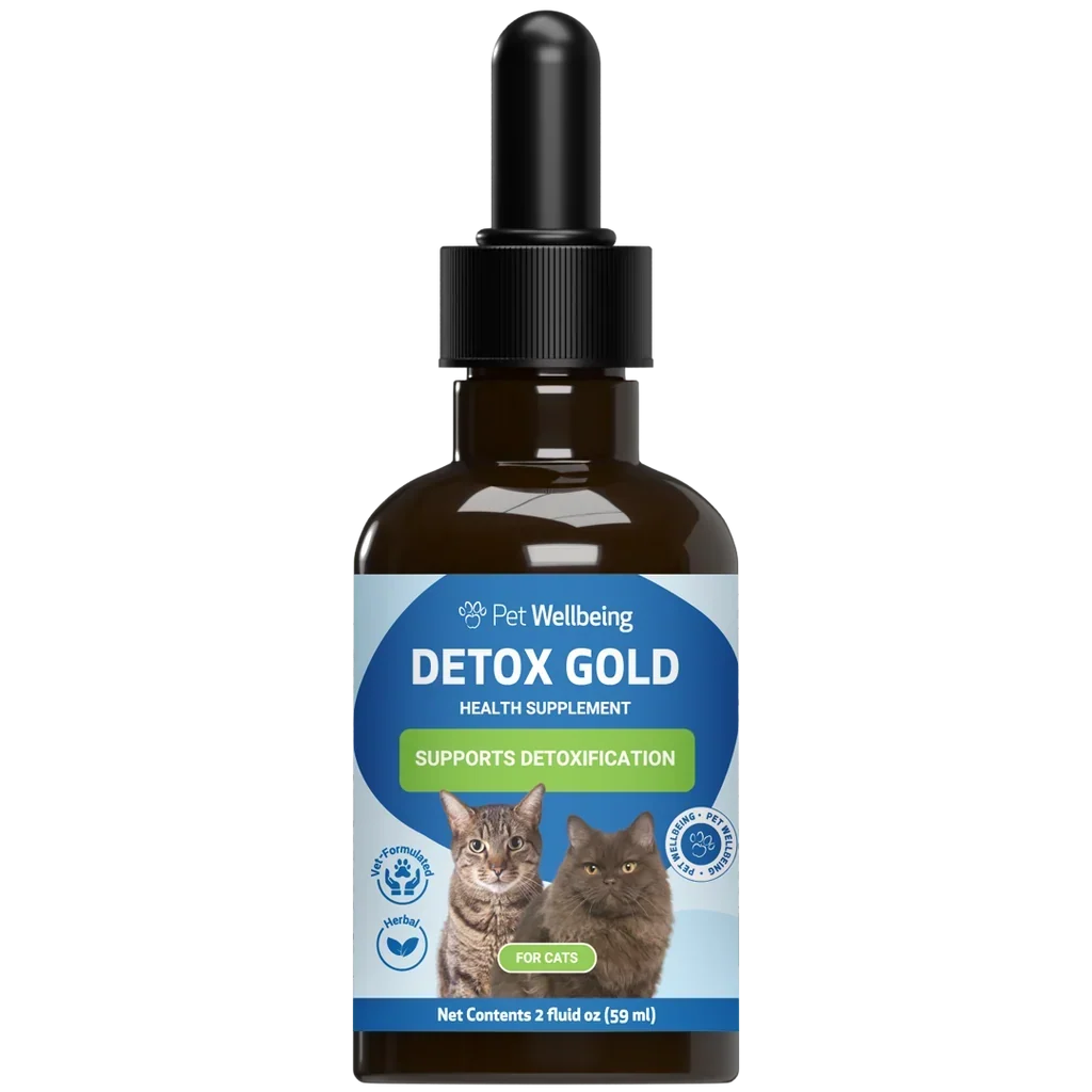 Pet Wellbeing Detox Gold for Cats, 2-oz