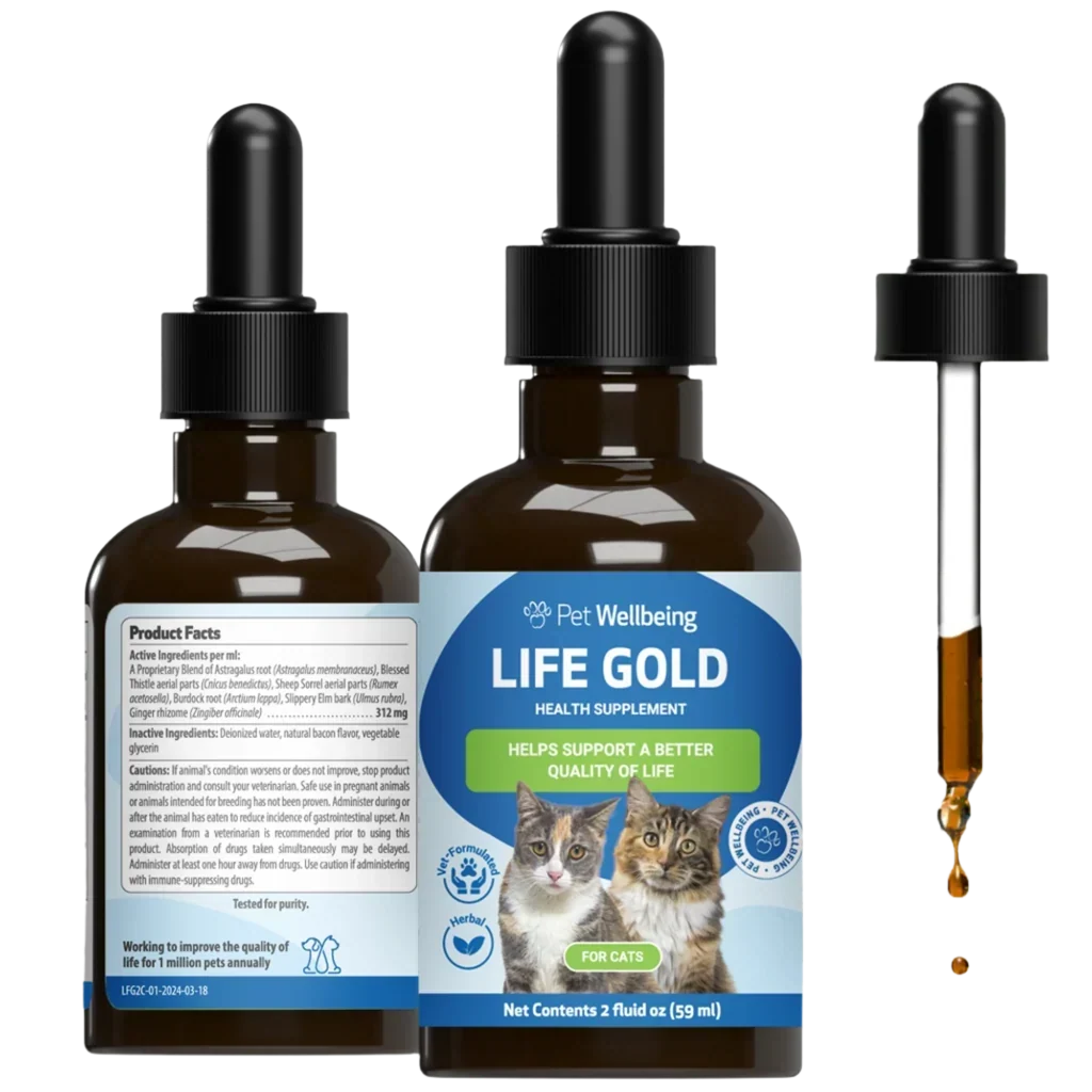 Pet Wellbeing Life Gold for Cats