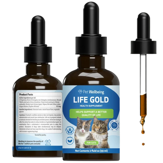 Pet Wellbeing Life Gold for Cats