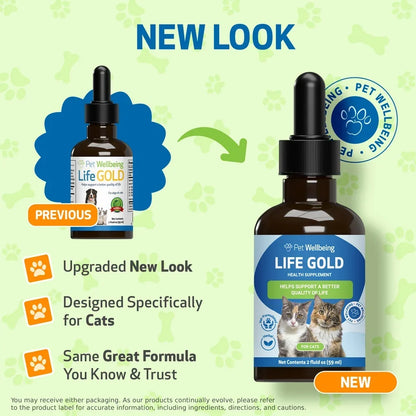 Pet Wellbeing Life Gold for Cats