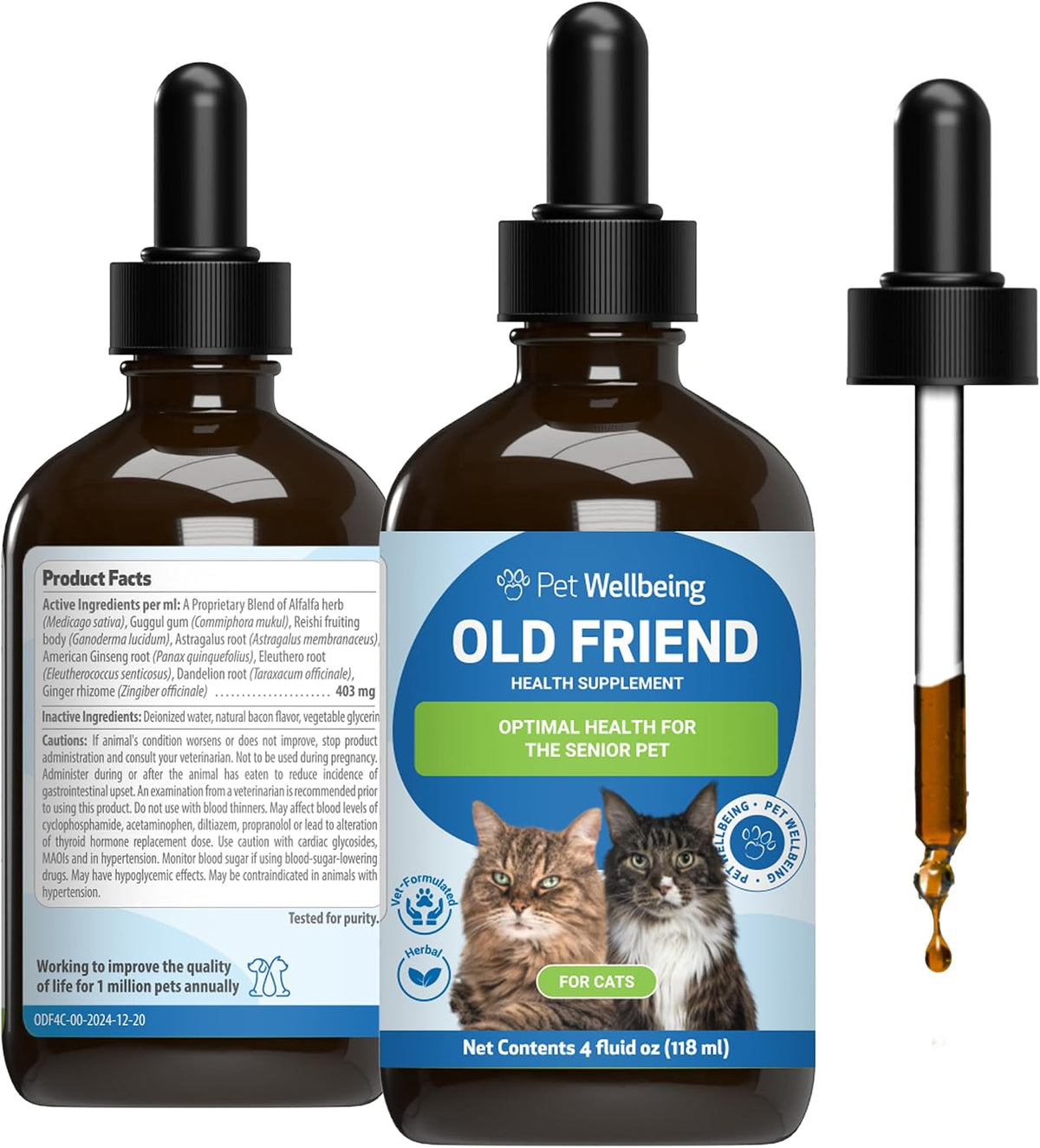 Pet Wellbeing Old Friend for Senior Cats