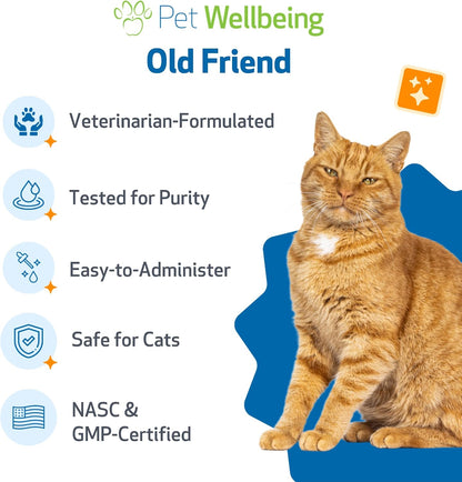 Pet Wellbeing Old Friend for Senior Cats