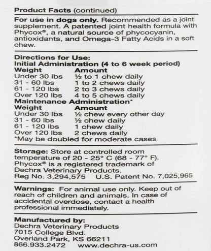 Phycox Soft Chews Joint Supplement