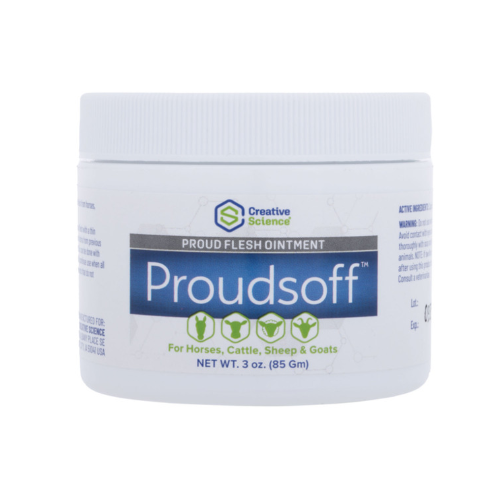 Proudsoff Proud Flesh Ointment for Horses, Cattle, Sheep & Goat (3oz)
