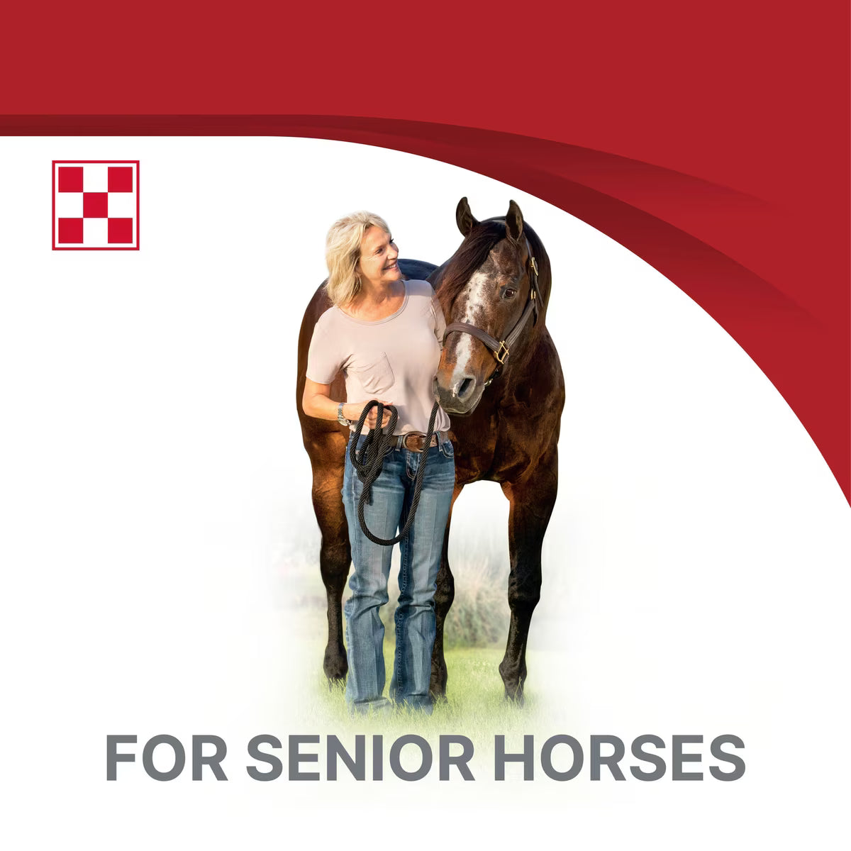 Purina Equine Senior Horse Feed, 50-lb