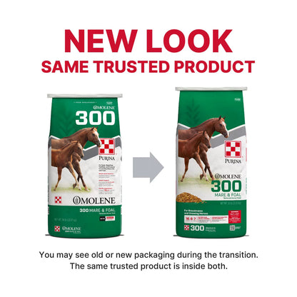 Purina Omolene 300 Mare & Foal Horse Feed, 50-lb