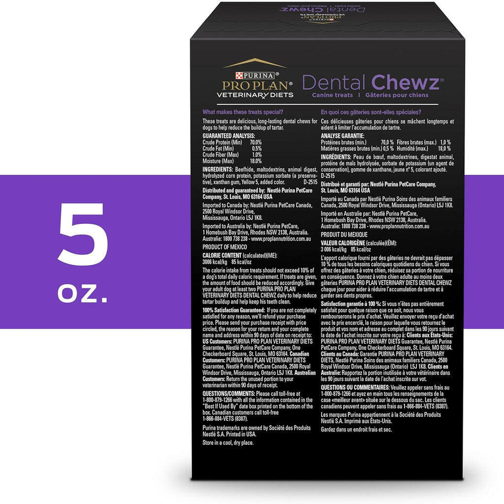 Purina Pro Plan Veterinary Diets Dental Chewz Dog Treats