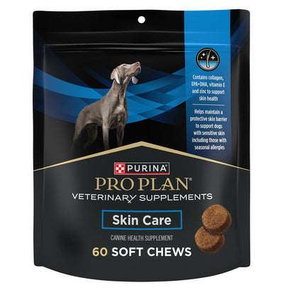 Purina Pro Plan Veterinary Diets Skin Care Soft Chew Supplement for Dogs