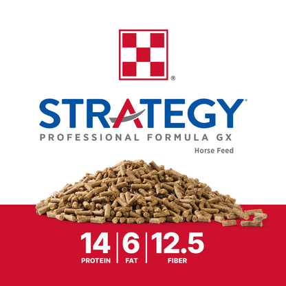 Purina Stratefy Professional Formula GX Horse Feed, 50-lb