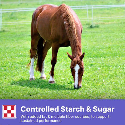 Purina Strategy Healthy Edge Horse Feed, 50-lb