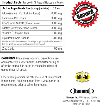 Ramard Total Joint Care Performance Supplements for Horses