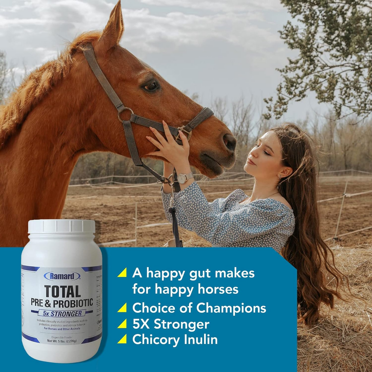 Ramard Total Pre & Probiotics Powder For Horses