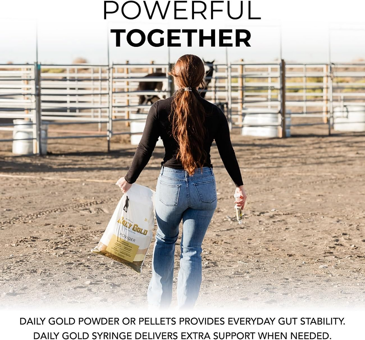 Redmond Daily Gold Stress Relief Natural Healing Clay for Gastric Ulcers for Horses