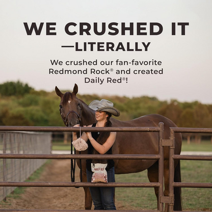 Redmond Daily Red Crushed Loose Mineral Salt For Horses