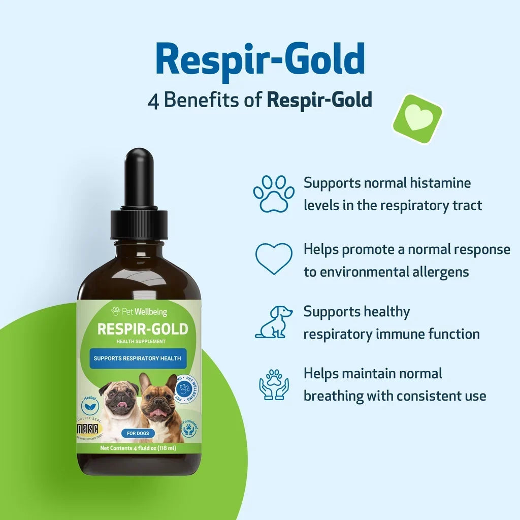 Respir-Gold - For Easy Breathing in Dogs