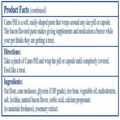 Rx Vitamins Camo Pill Bacon-Flavored Pill Paste for Dogs & Cats (4.2 oz)